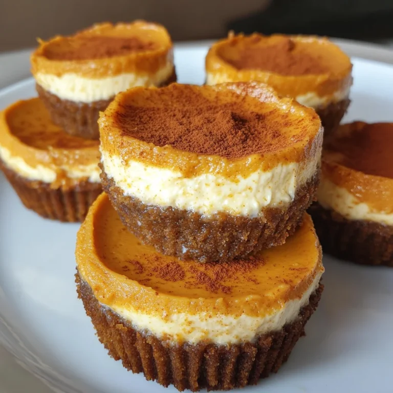 Mini Pumpkin Cheesecakes