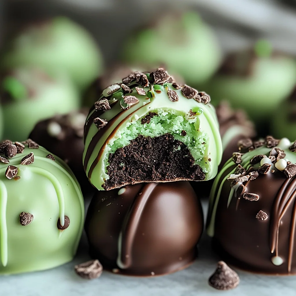 Mint Oreo Truffles