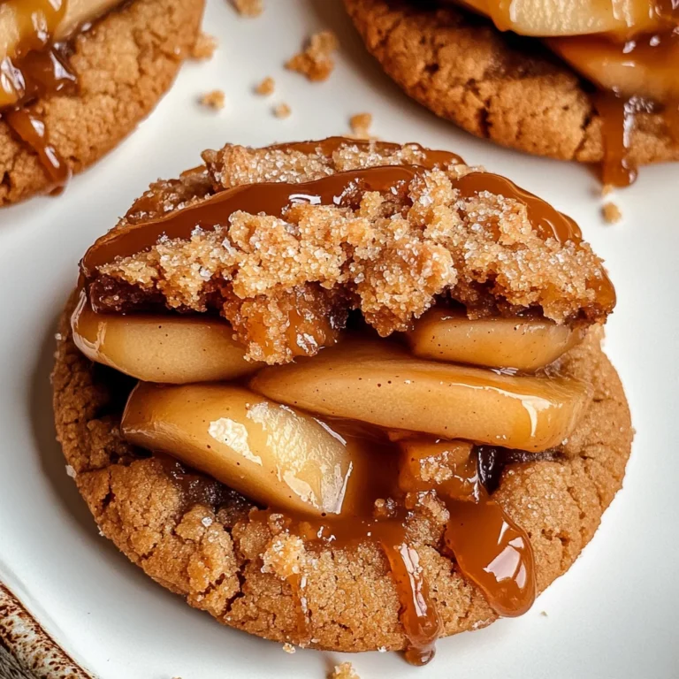 Salted Caramel Apple Pie Cookies