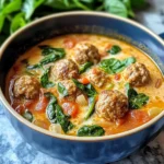 Savor the Comfort: Creamy Italian Meatball Soup to Warm Your Soul