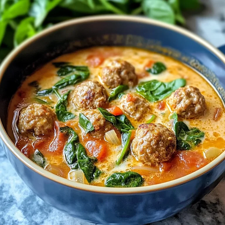 Savor the Comfort: Creamy Italian Meatball Soup to Warm Your Soul