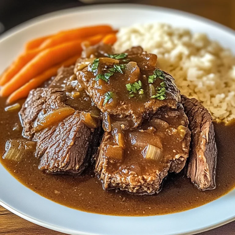 Slow Cooker Beef Manhattan