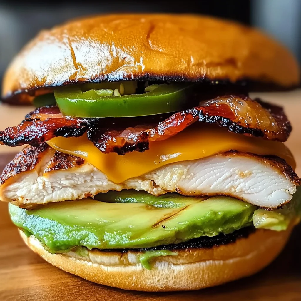 Spicy Grilled Chicken Avocado Sandwich
