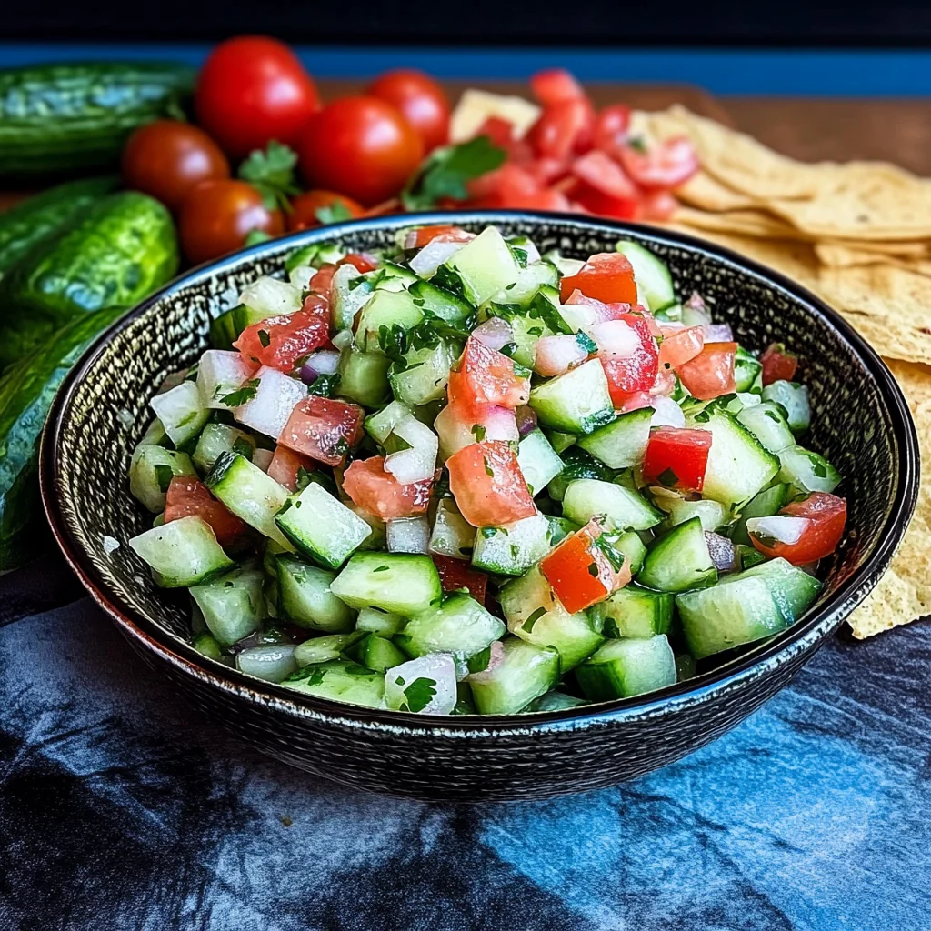 crisp cucumber salsa