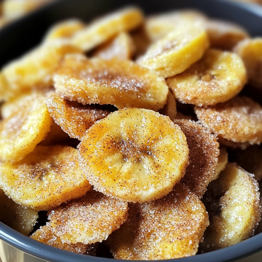 Air Fryer Cinnamon Banana Chips