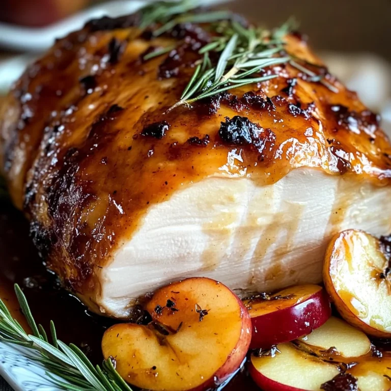 Apple Cider Glazed Turkey Breast