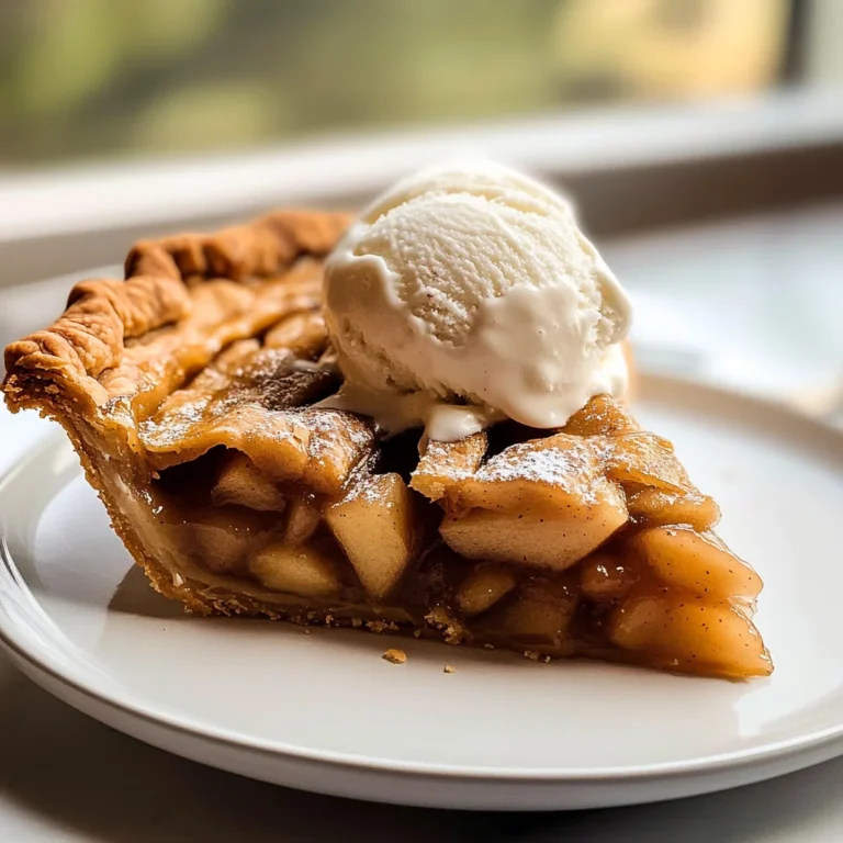 Apple Pie à la Mode (Apple Pie with Ice Cream Recipe)