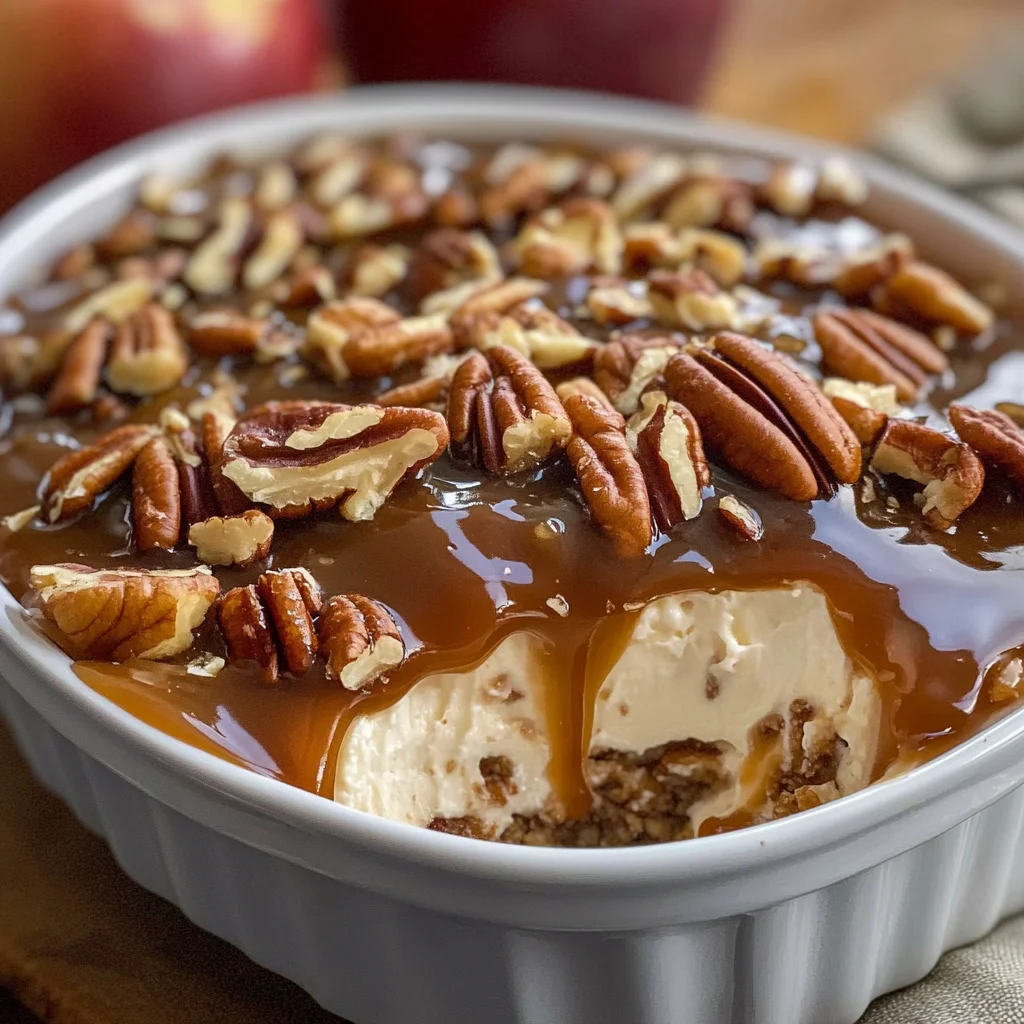 Caramel apple cheesecake dip recipe