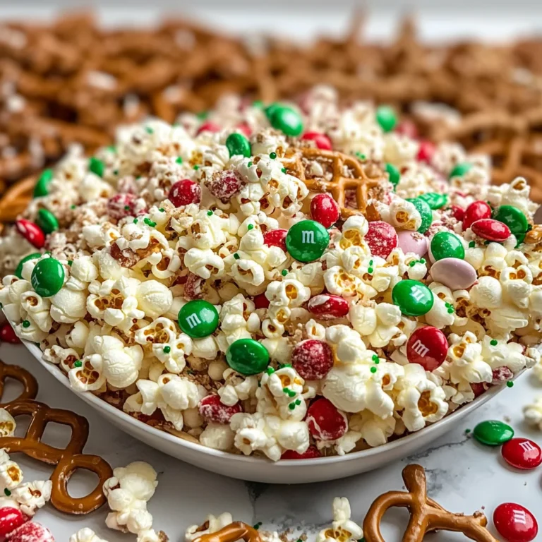 Christmas Popcorn Recipe (Christmas Crunch)
