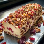 Cranberry Pecan Cheese Log