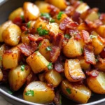 Crispy Bacon Honey Roasted Potatoes