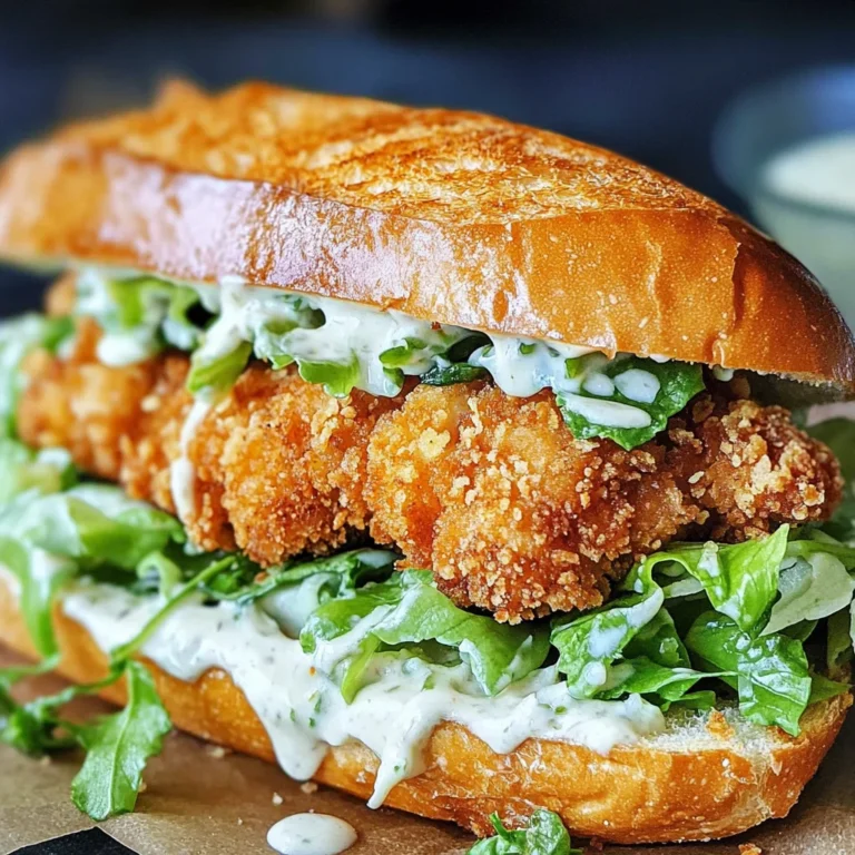 Crispy Chicken Caesar Sandwich