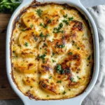 Dad’s Creamy & Cheesy Au Gratin Potatoes