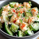 Easy California Roll Cucumber Salad