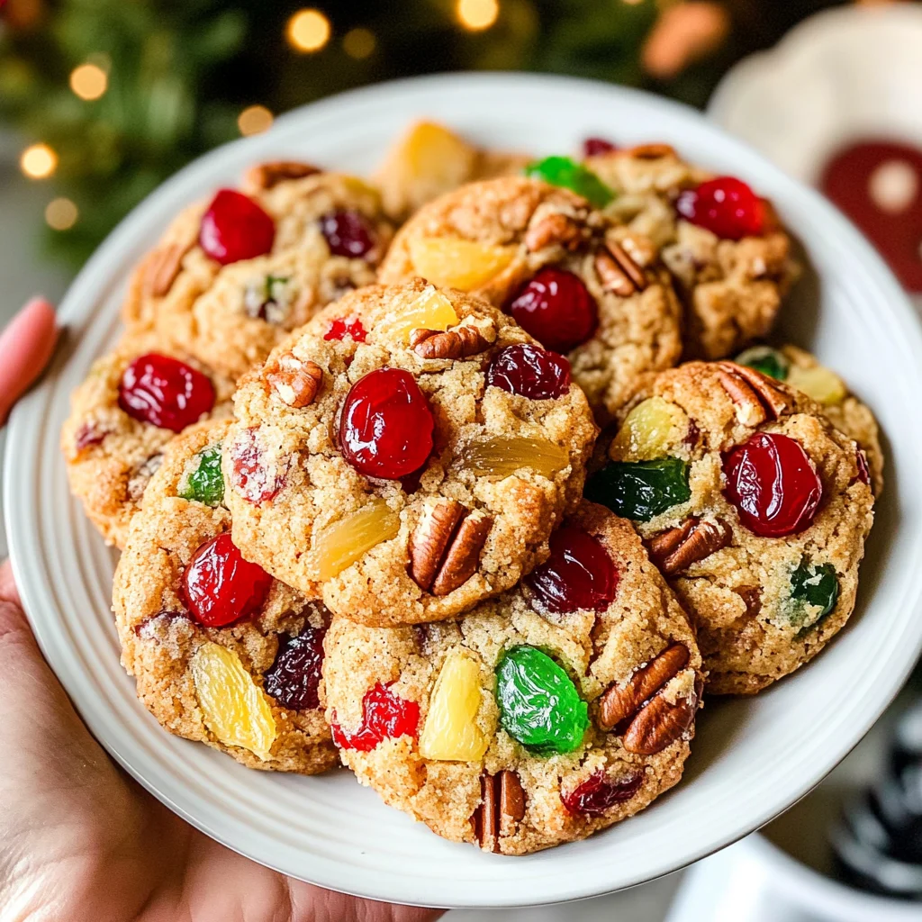 Easy Christmas Fruitcake Cookies Recipe