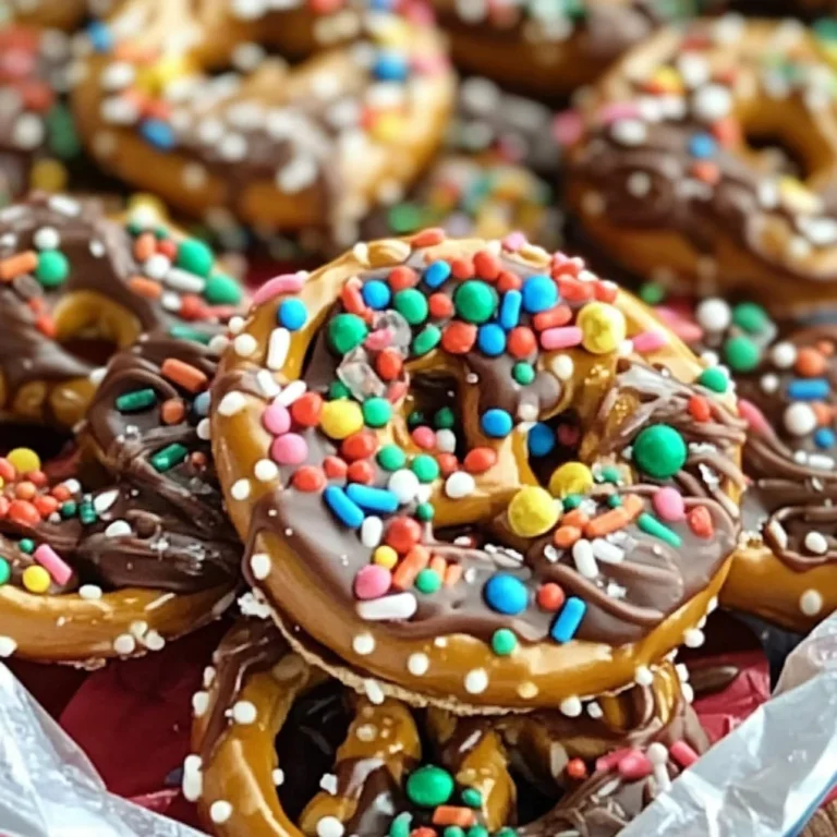 Easy Christmas Rolo Pretzels