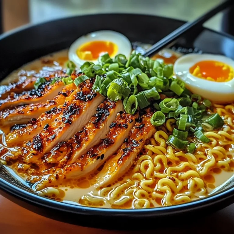 Fiery Chicken Ramen : Bold & Comforting