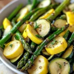 Flavorful Asparagus with Zucchini and Squash