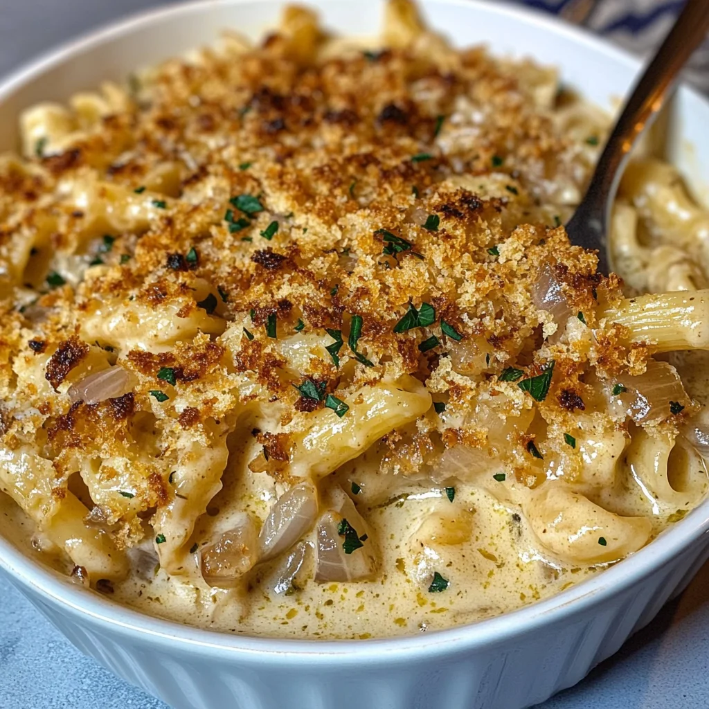 French Onion Soup Pasta Recipe