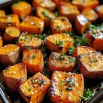 Garlic Butter Roasted Sweet Potatoes: A Delicious and Easy Recipe