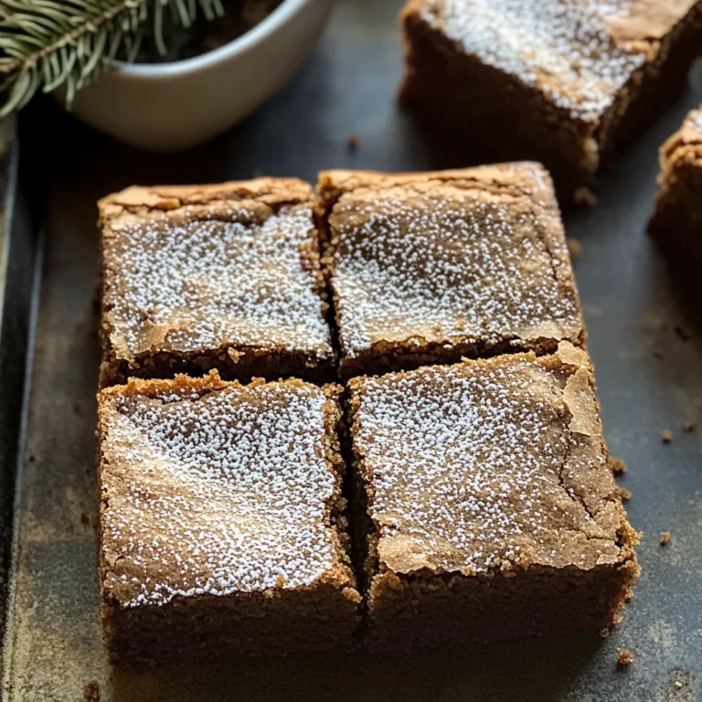Gingerbread Brownies