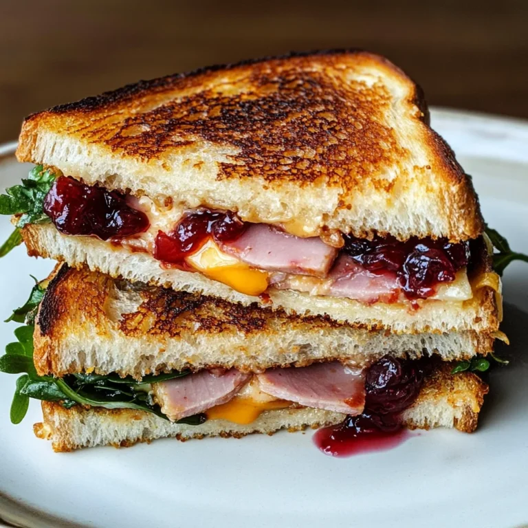Ham Cheddar Cranberry Melt