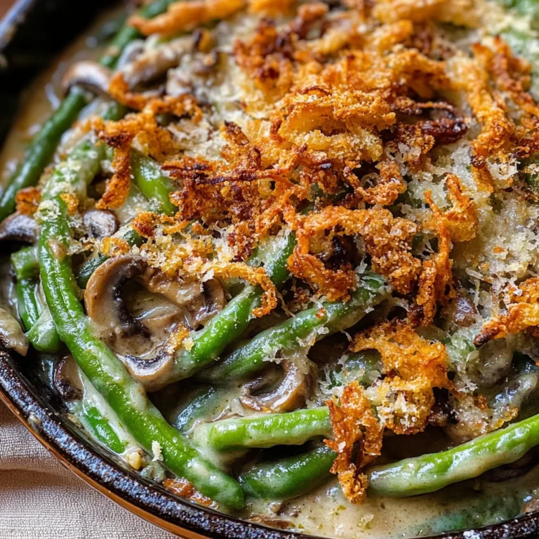 Homemade Green Bean Casserole