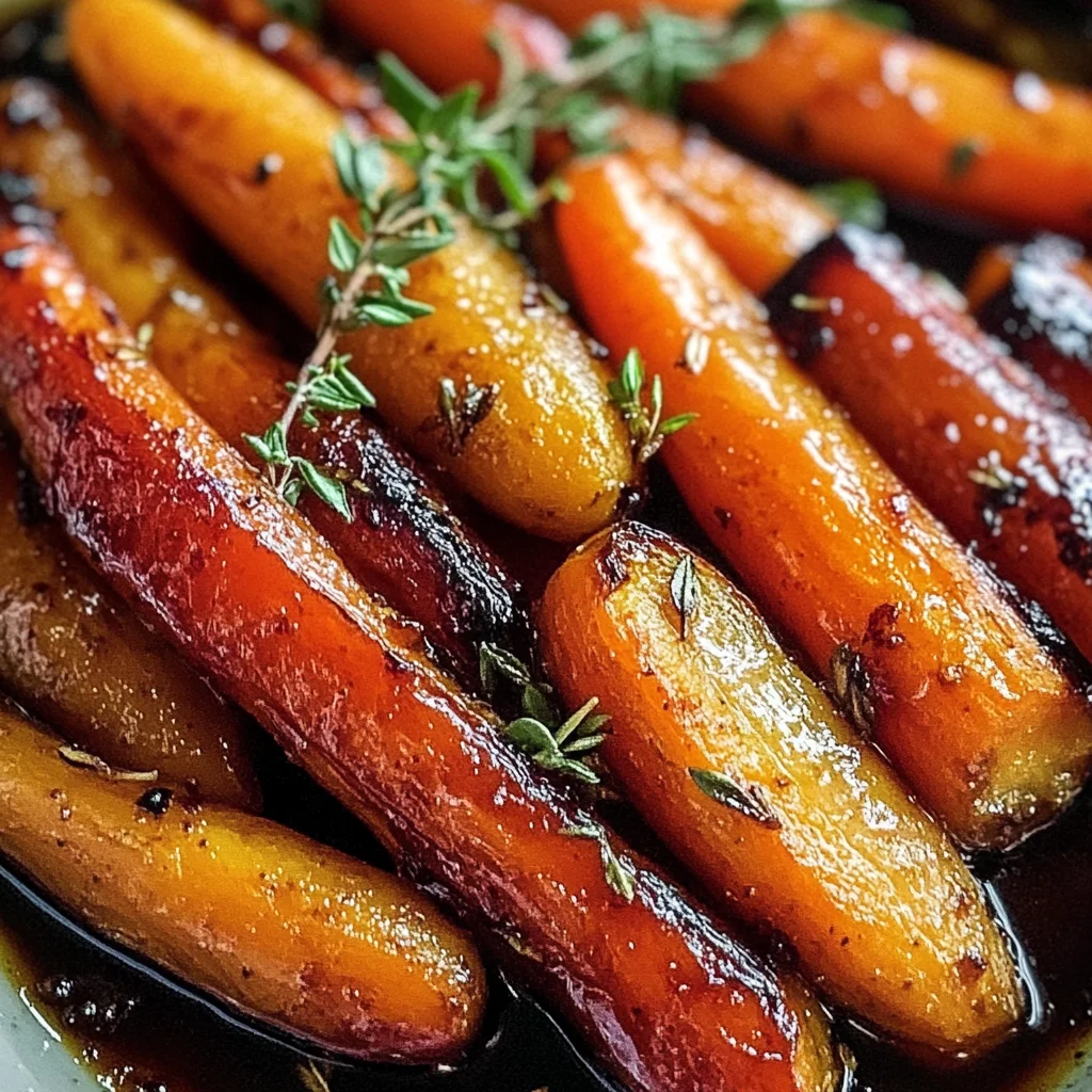 Honey Balsamic Roasted Carrots