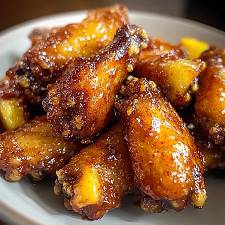Irresistible Brown Sugar Pineapple Wings Chicken in 40 Minutes