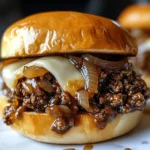 Irresistible French Onion Beef Sloppy Joes