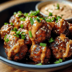 Korean BBQ Meatballs with Spicy Mayo Dip: A Flavor-Packed Beginner-Friendly Recipe