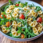 Lemon Arugula Pasta Salad