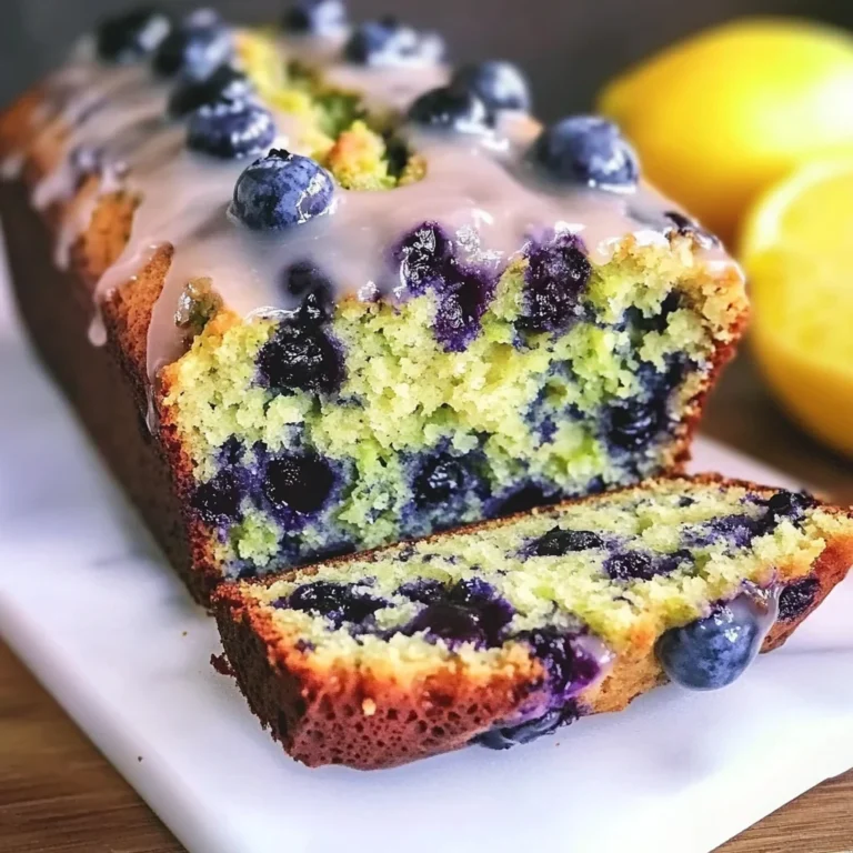 Moist Blueberry Zucchini Bread with a Lemon Glaze - Alrightwithme