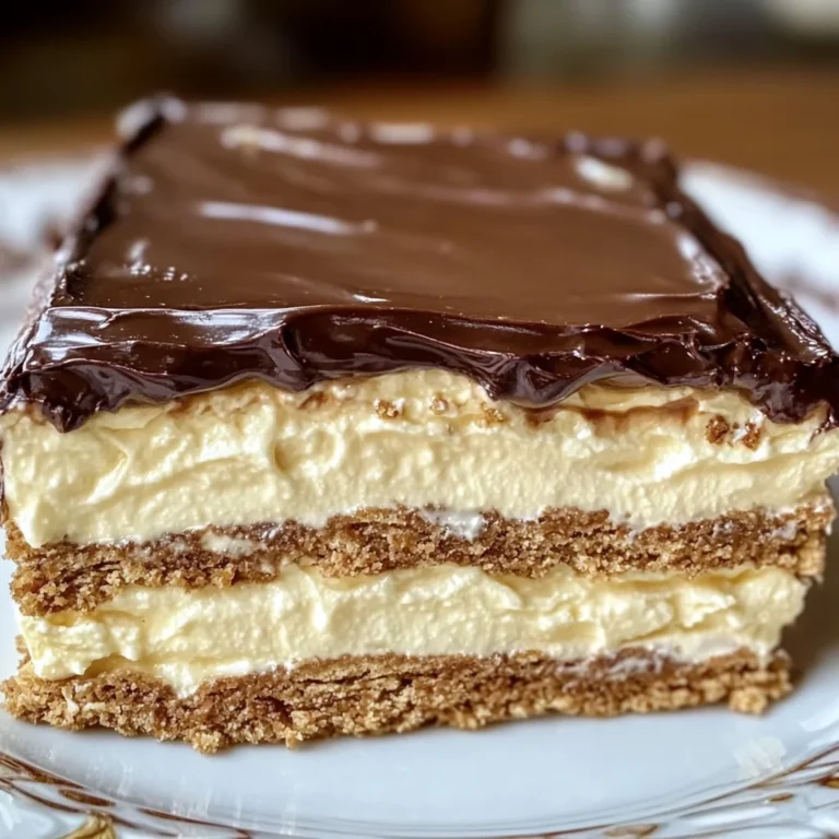 No-Bake Eclair Cake