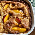 Old School Easy Brown Sugar Peach Cobbler
