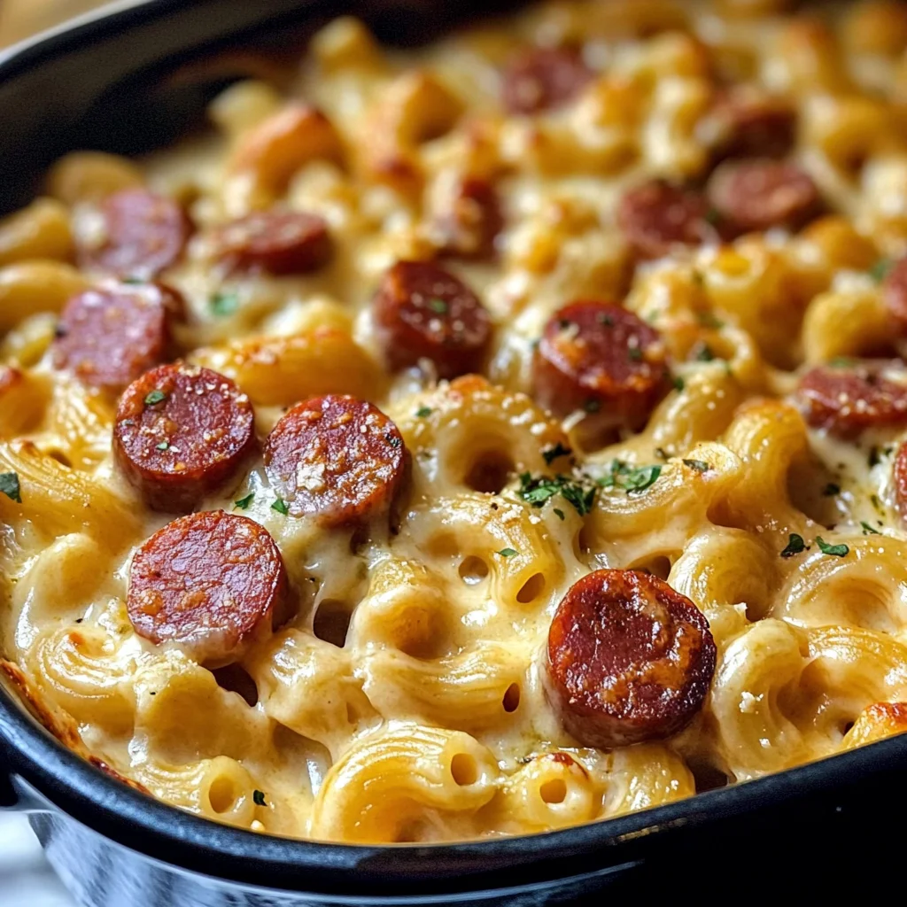 One-Pot Kielbasa Mac and Cheese