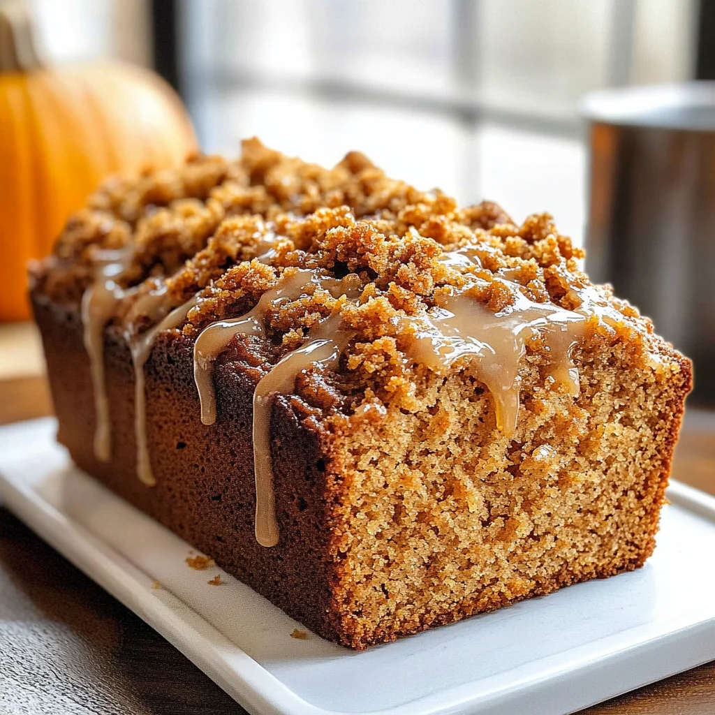 Pumpkin Bread with Maple Glaze