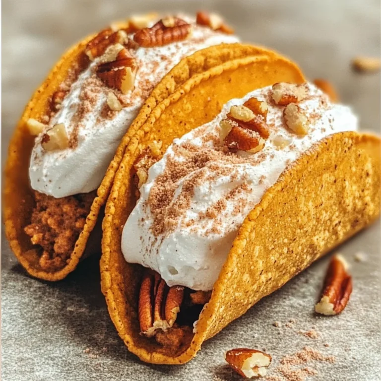 Pumpkin Pie Tacos