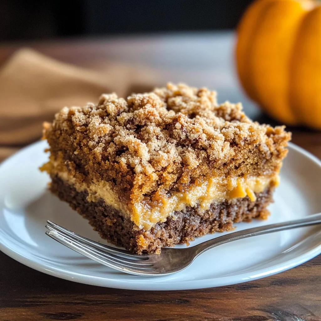 Pumpkin Spice Crumb Cake