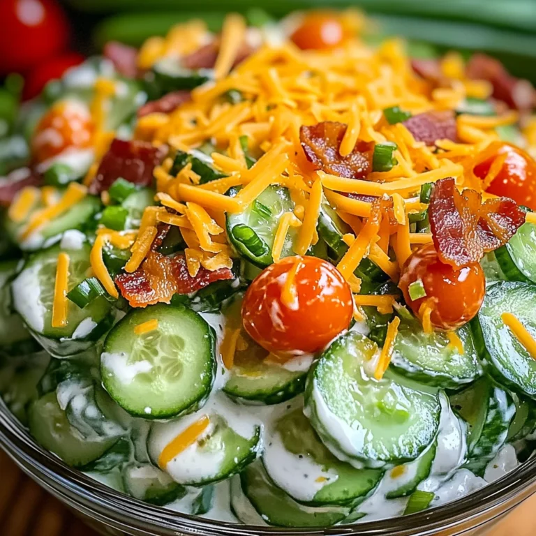 Refreshing Cucumber Ranch Crack Salad Recipe