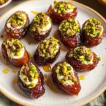 St. Patrick’s Day Treat: Honey Pistachio Ricotta Stuffed Dates