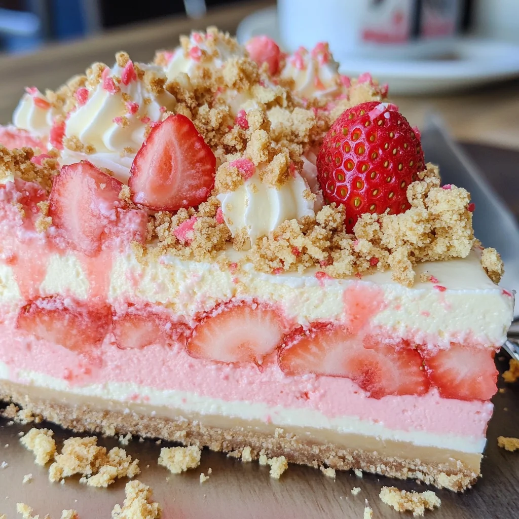 Strawberry Crunch Cheesecake