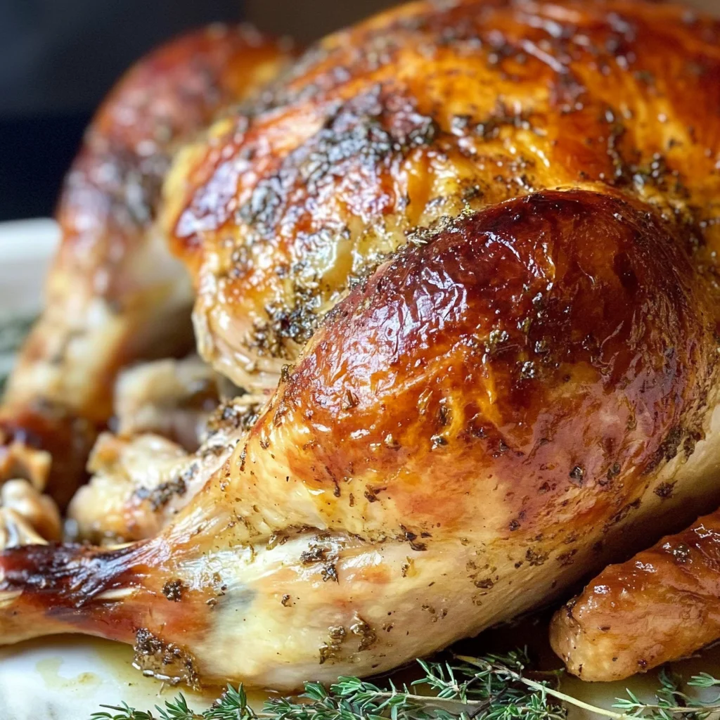 Super Juicy Turkey Baked In Cheesecloth and White Wine