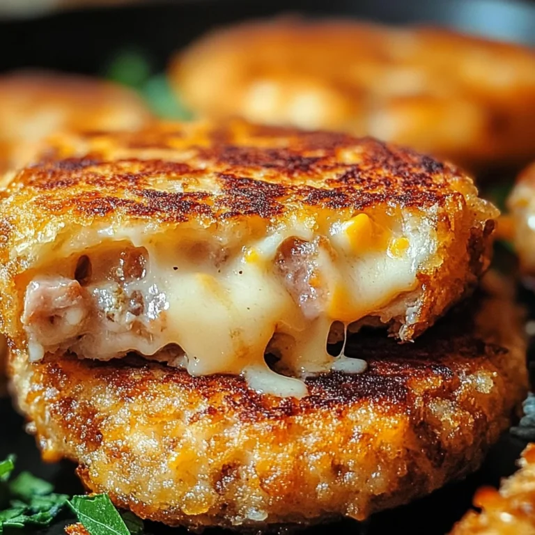 Tuna Melt Patties Recipe