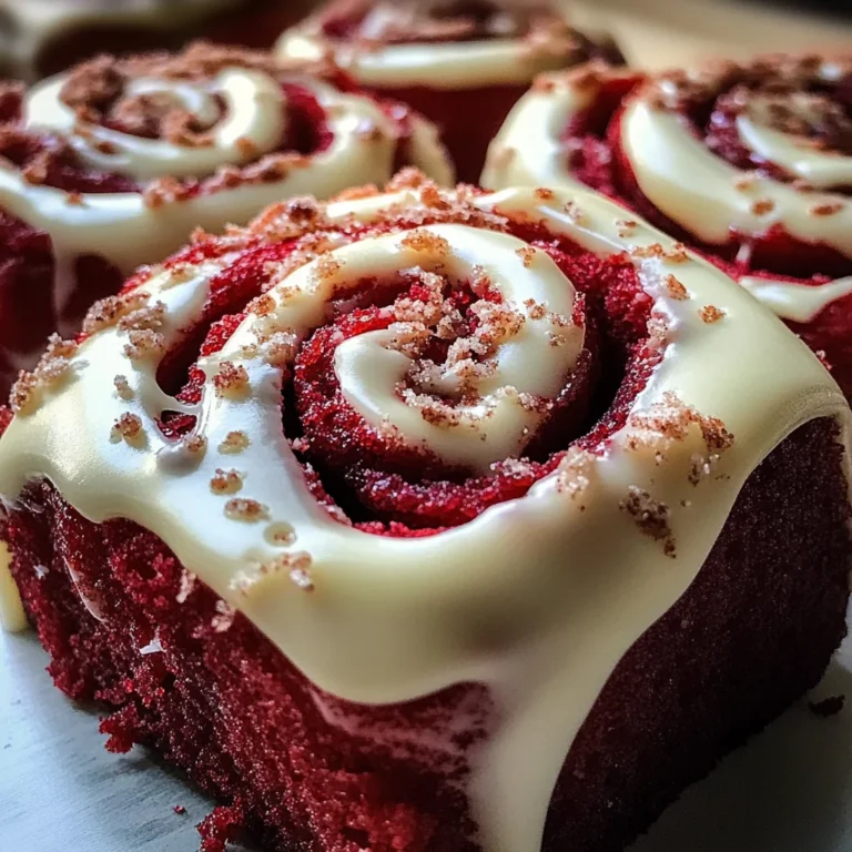 ed Velvet Cinnamon Rolls: A Decadent Twist on a Classic