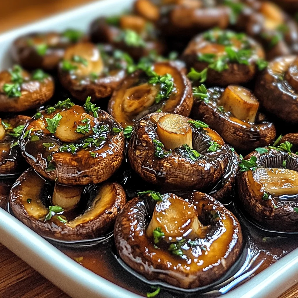 Balsamic Roasted Mushrooms