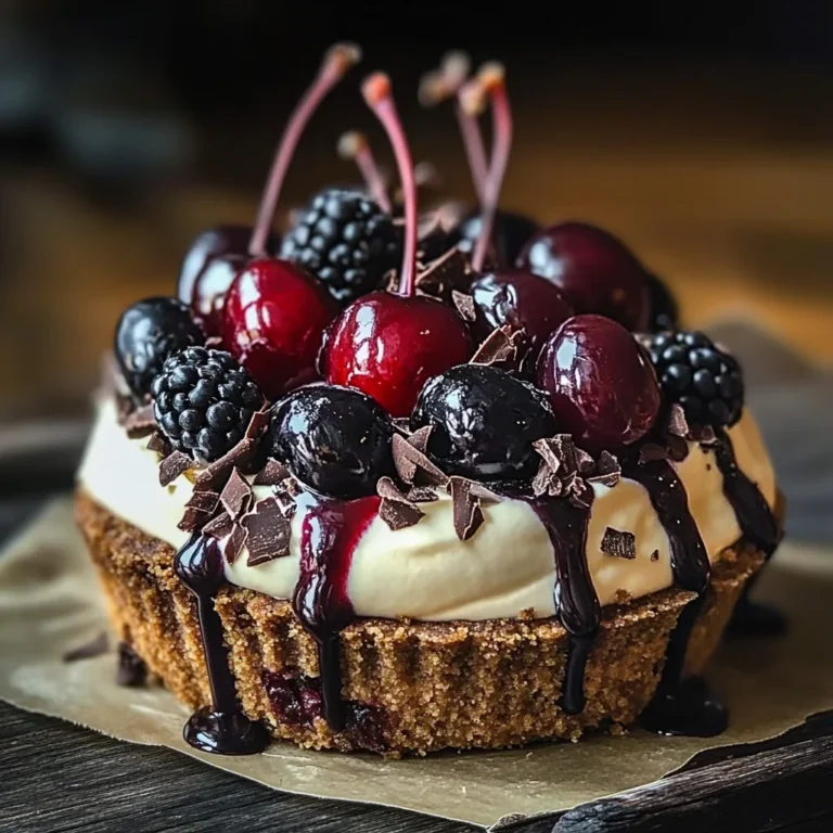 Bourbon Biscuit Cherry Cheesecake Tart