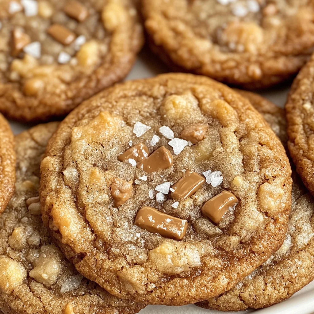Brown Butter Coffee Toffee Cookies