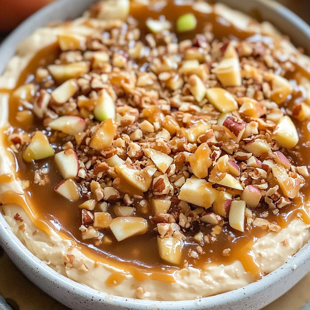 Cream Cheese Caramel Apple Dip