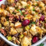 Crock Pot Cranberry Pecan Stuffing
